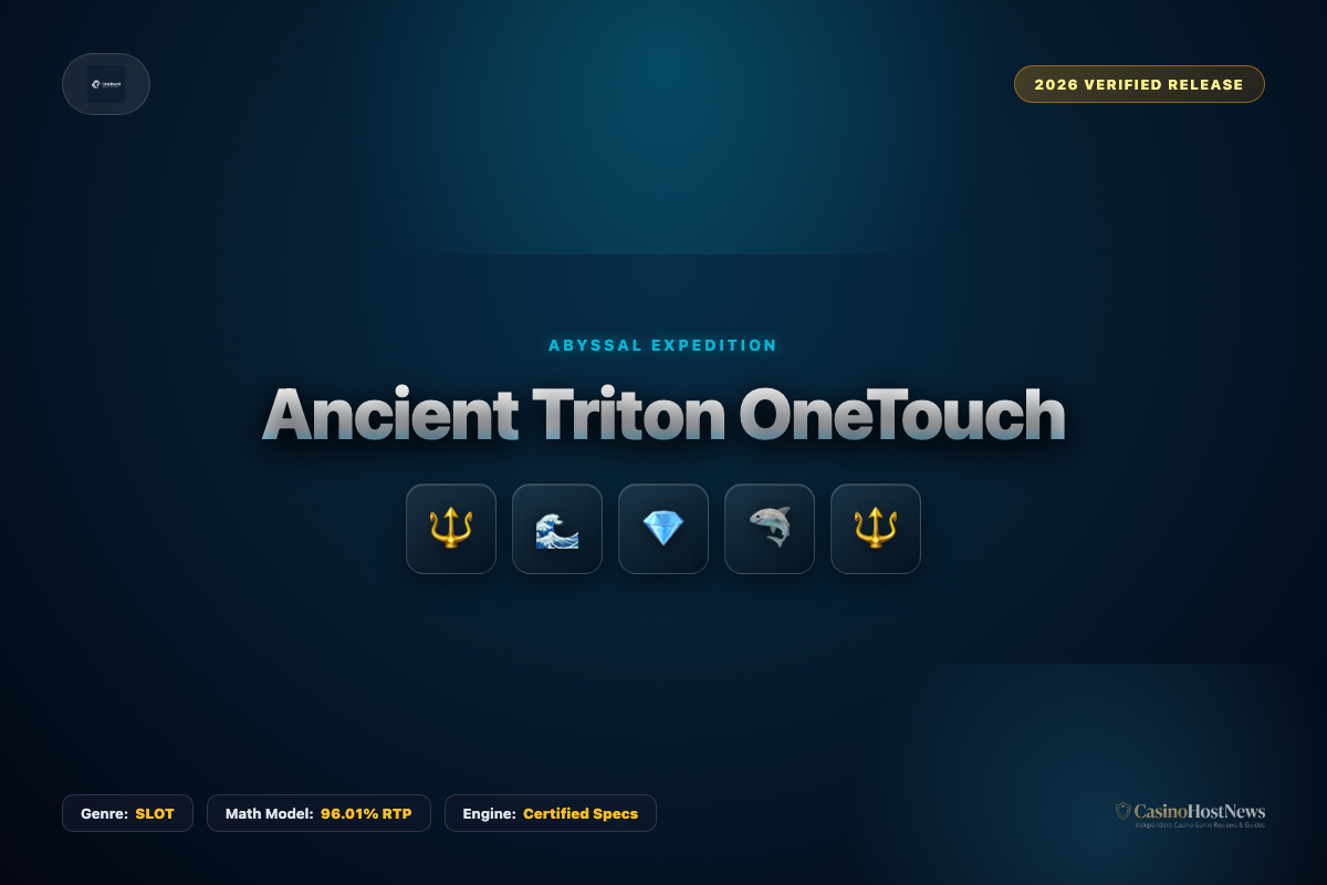 Ancient Triton OneTouch online slot review and verified math model by onetouch