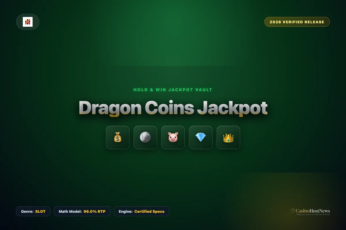 Dragon Coins Jackpot online slot review and verified math model by mancala gaming