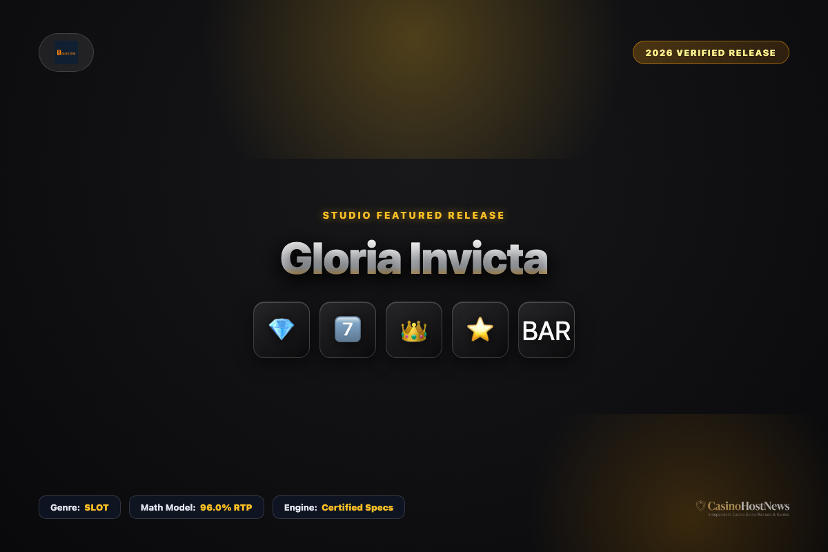 Gloria Invicta online slot review and verified math model by quickspin
