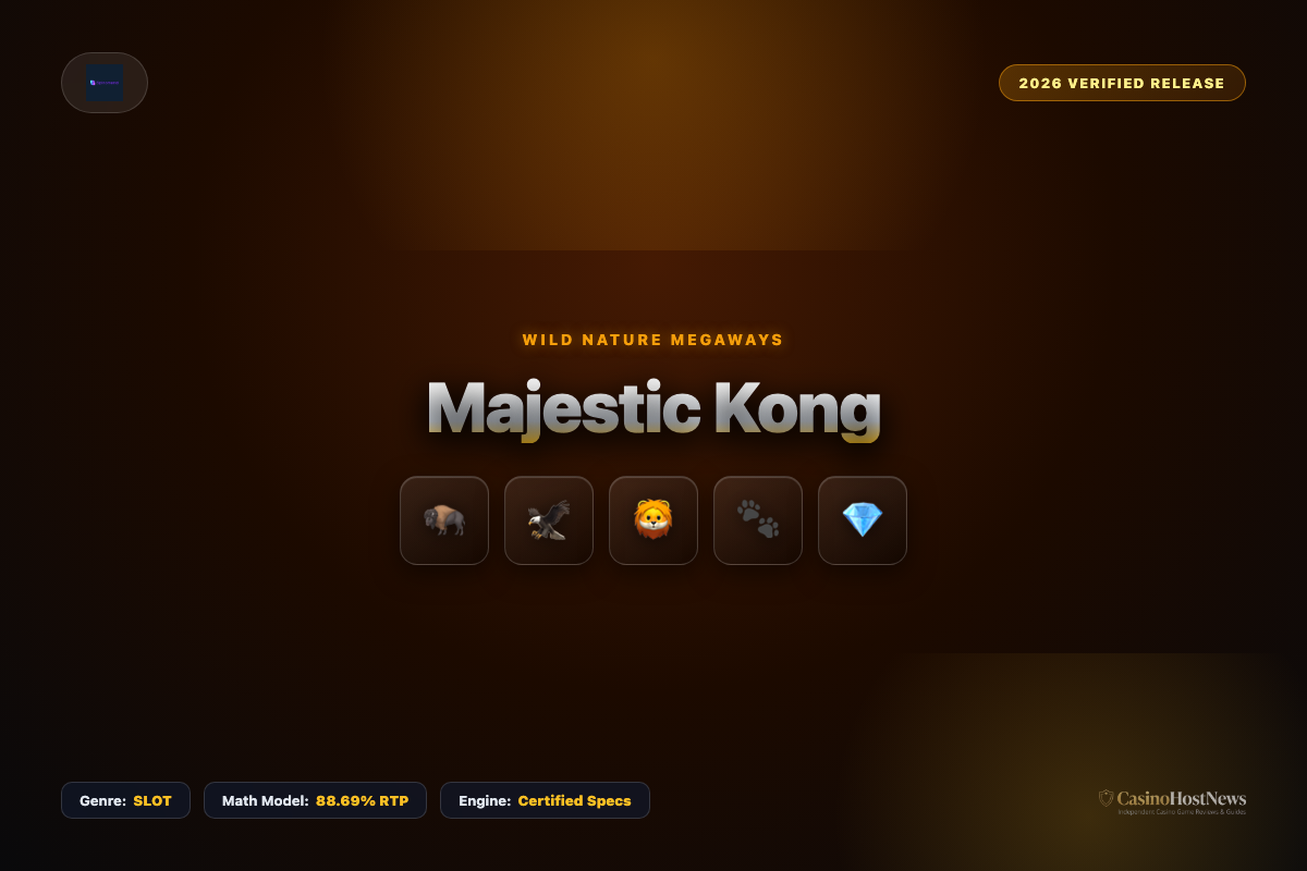 Majestic Kong online slot review and verified math model by spinomenal