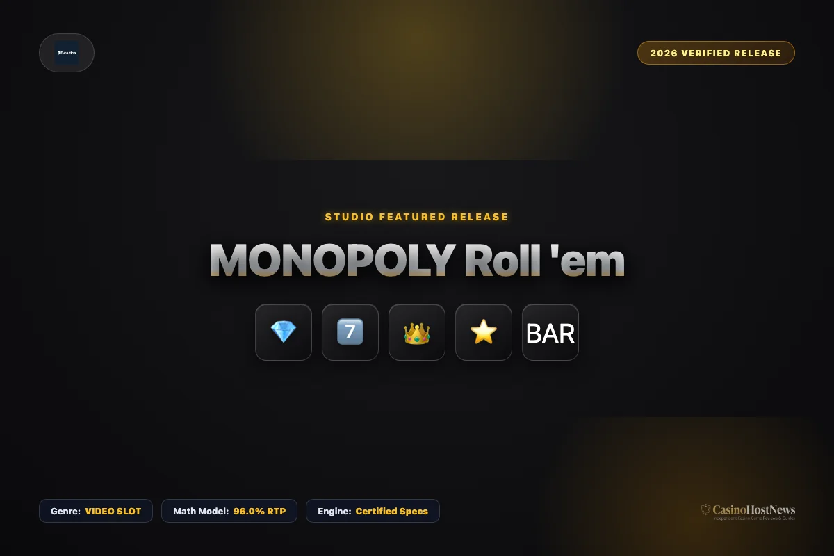 MONOPOLY Roll 'em online slot review and verified math model by evolution