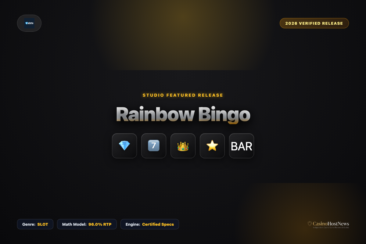 Rainbow Bingo online slot review and verified math model by caleta gaming
