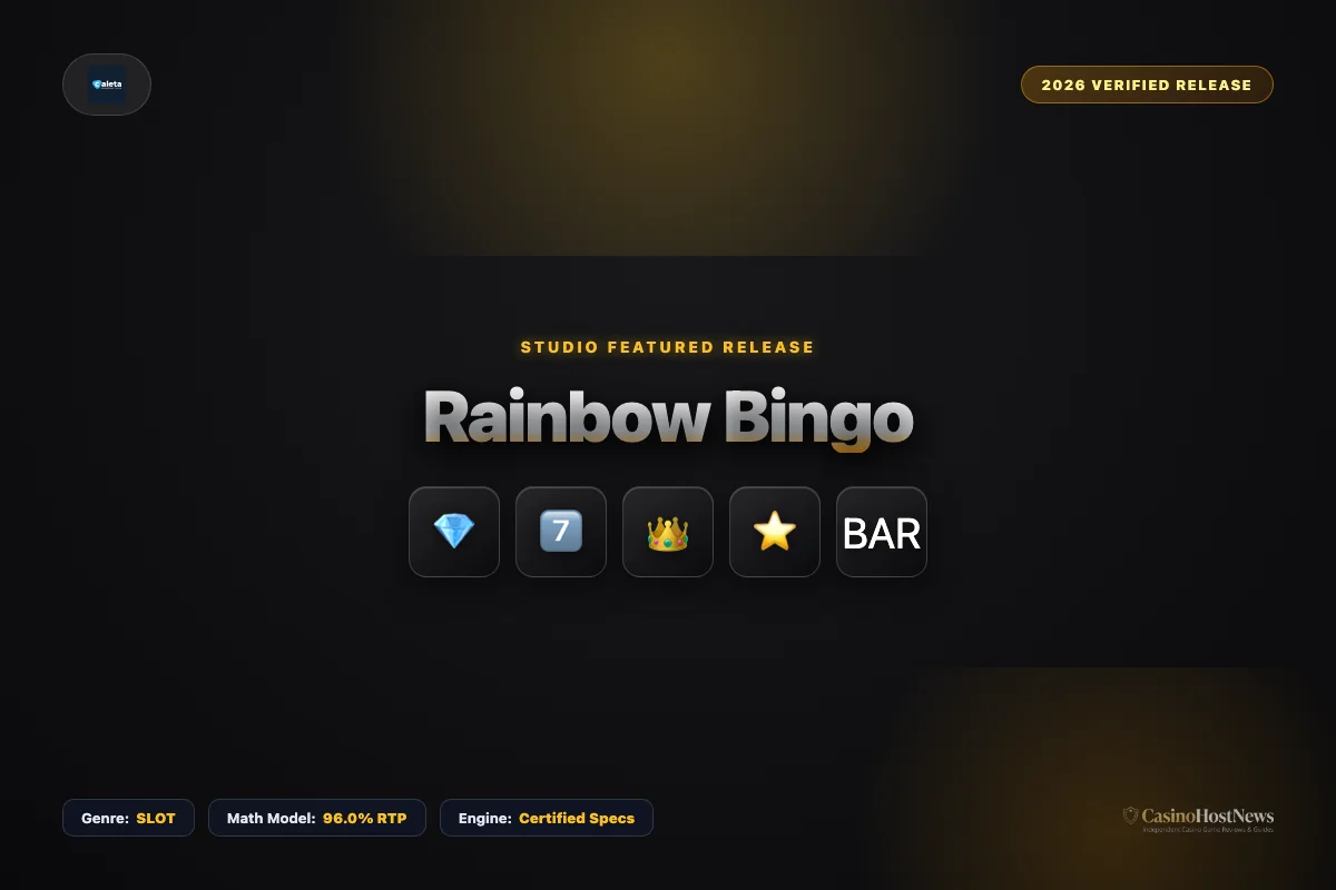 Rainbow Bingo online slot review and verified math model by caleta gaming