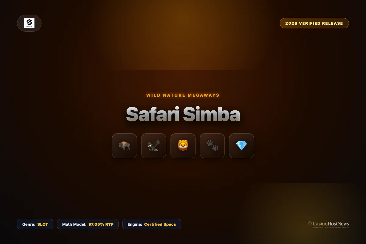 Safari Simba online slot review and verified math model by smartsoft gaming
