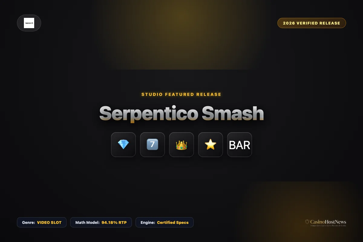 Serpentico Smash online slot review and verified math model by thunderkick