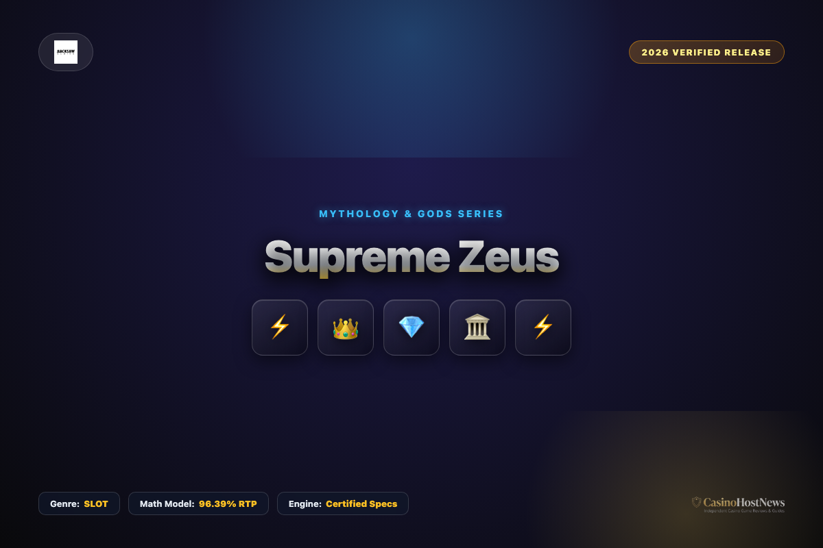 Supreme Zeus online slot review and verified math model by hacksaw gaming