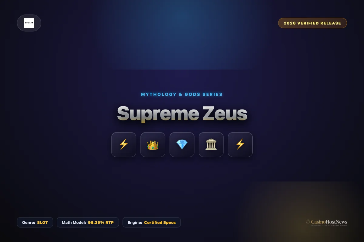 Supreme Zeus online slot review and verified math model by hacksaw gaming