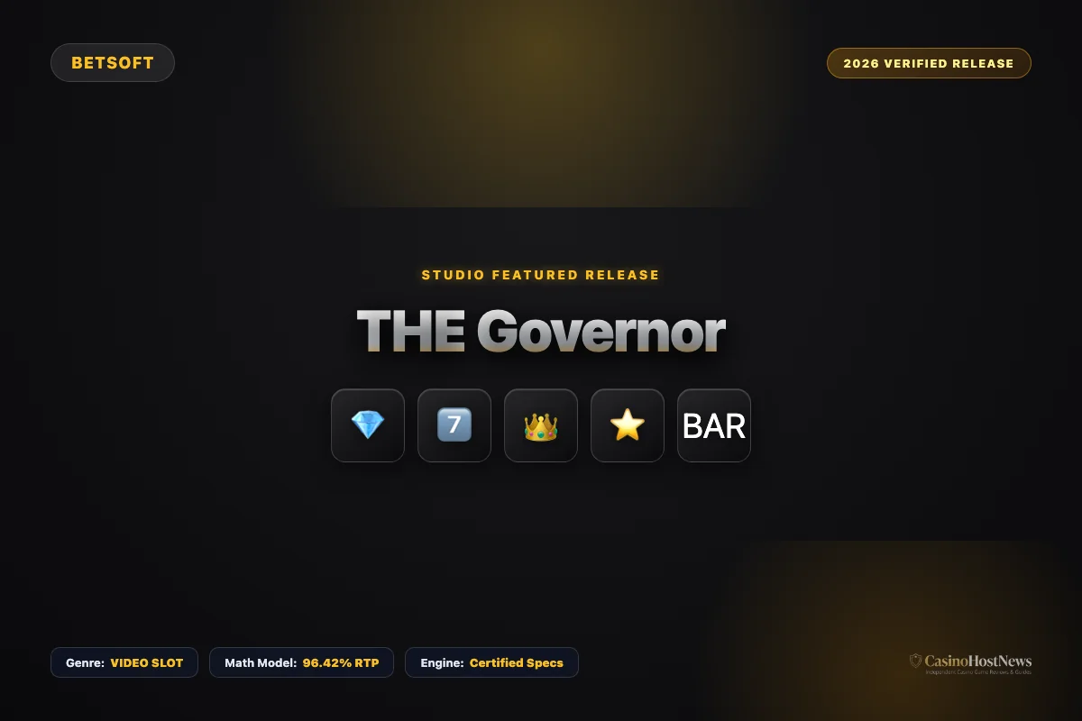 THE Governor online slot review and verified math model by betsoft