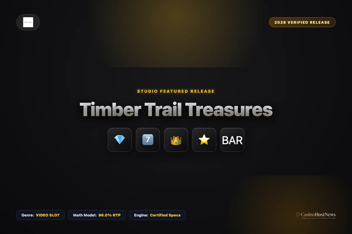 Timber Trail Treasures online slot review and verified math model by yggdrasil