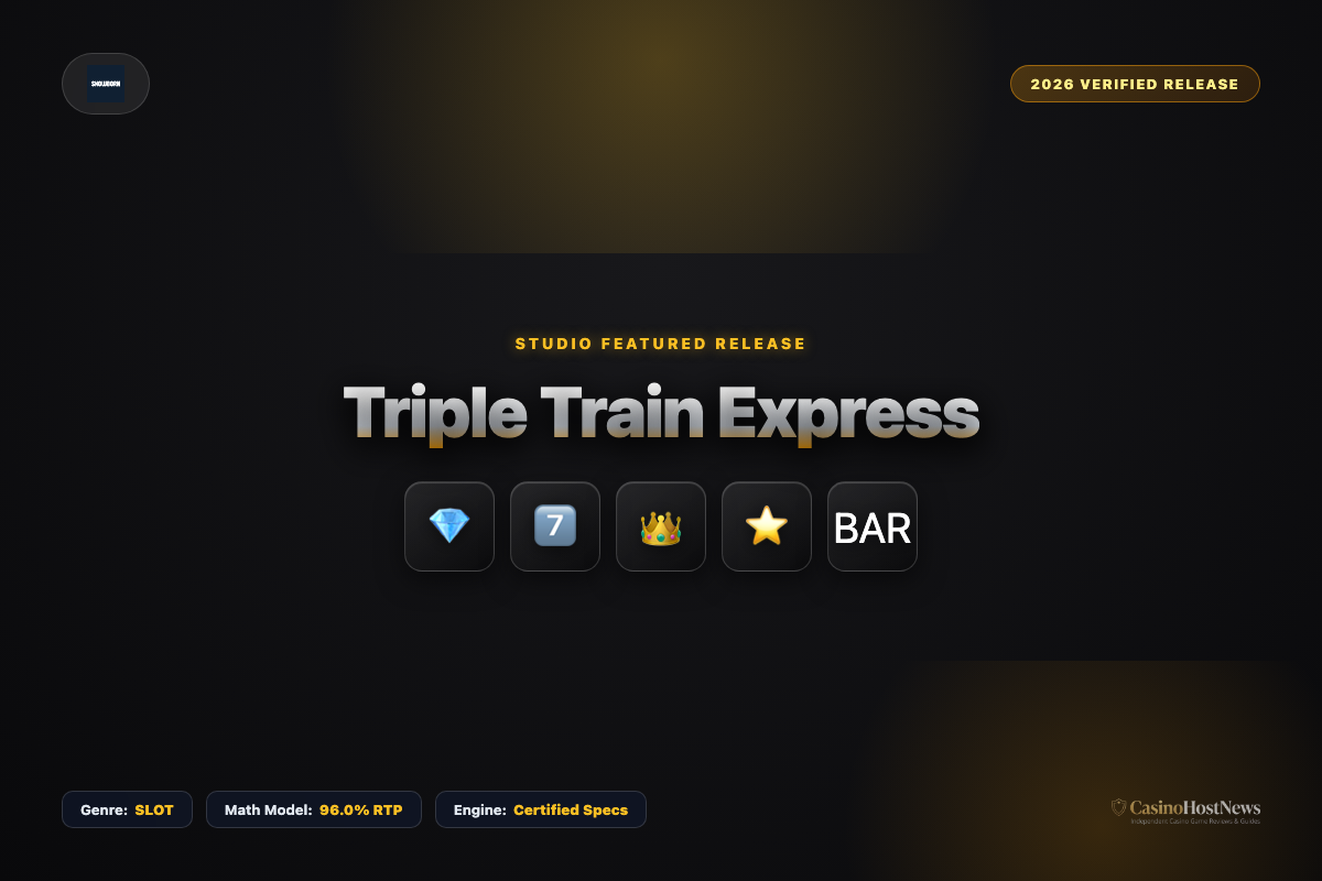 Triple Train Express online slot review and verified math model by snowborn games