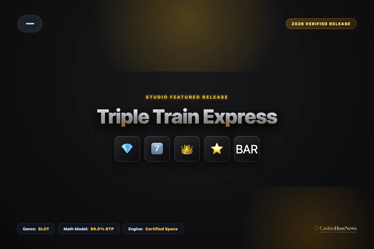 Triple Train Express online slot review and verified math model by snowborn games
