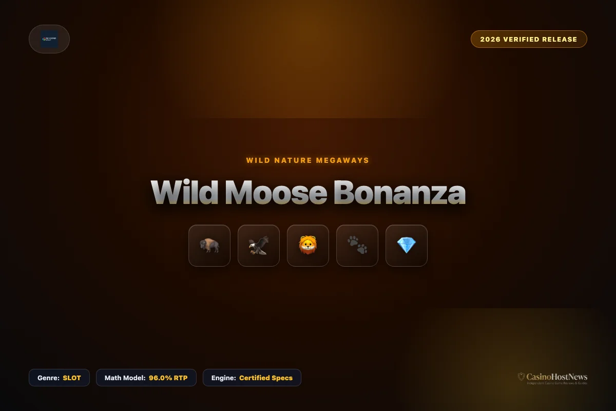 Wild Moose Bonanza online slot review and verified math model by skywind group